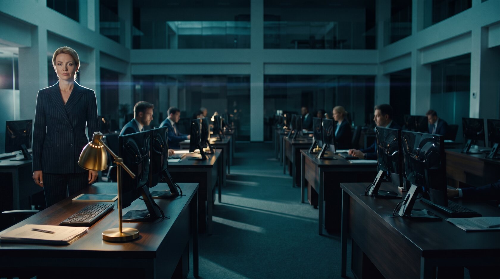 A regulated enterprise trading floor, sovereign messaging inside the boundary.